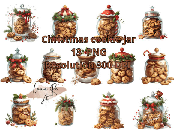 Christmas Cookie Jar: Festive Illustrations for Branding
