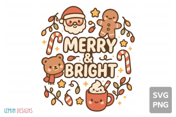 Cute Merry Bright Christmas Art SVG: A Designer’s Review