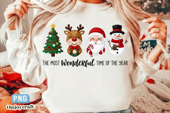 Faux Yarn Christmas PNG: Cozy Illustrations