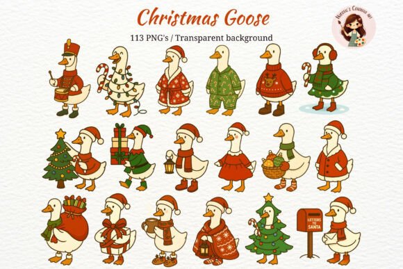 Funny Christmas Goose Clipart Bundle: A Designer’s Review