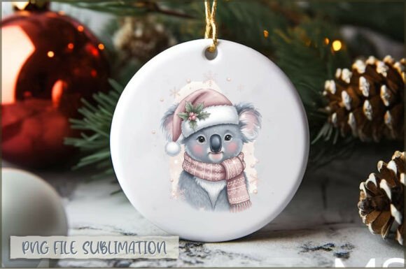 Koala My Christmas Ornament PNG for Illustrations