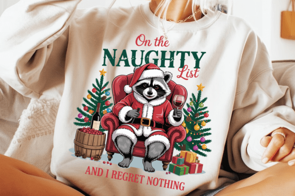 Review: Naughty List Raccoon PNG for Holiday Stitching