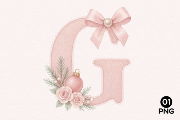 Review: Pink Coquette Christmas Alphabet G for Embroidery