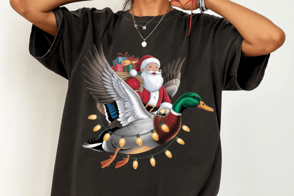 Santa Riding Duck Christmas PNG: A Designer’s Review