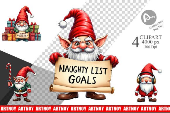 Sarcastic Christmas Gnome Clipart: A Designer’s Review